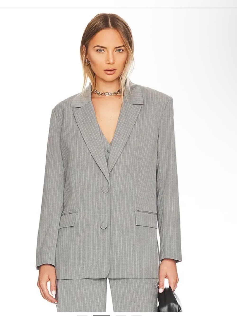 Bardot Pin Stripe Blazer, size 2